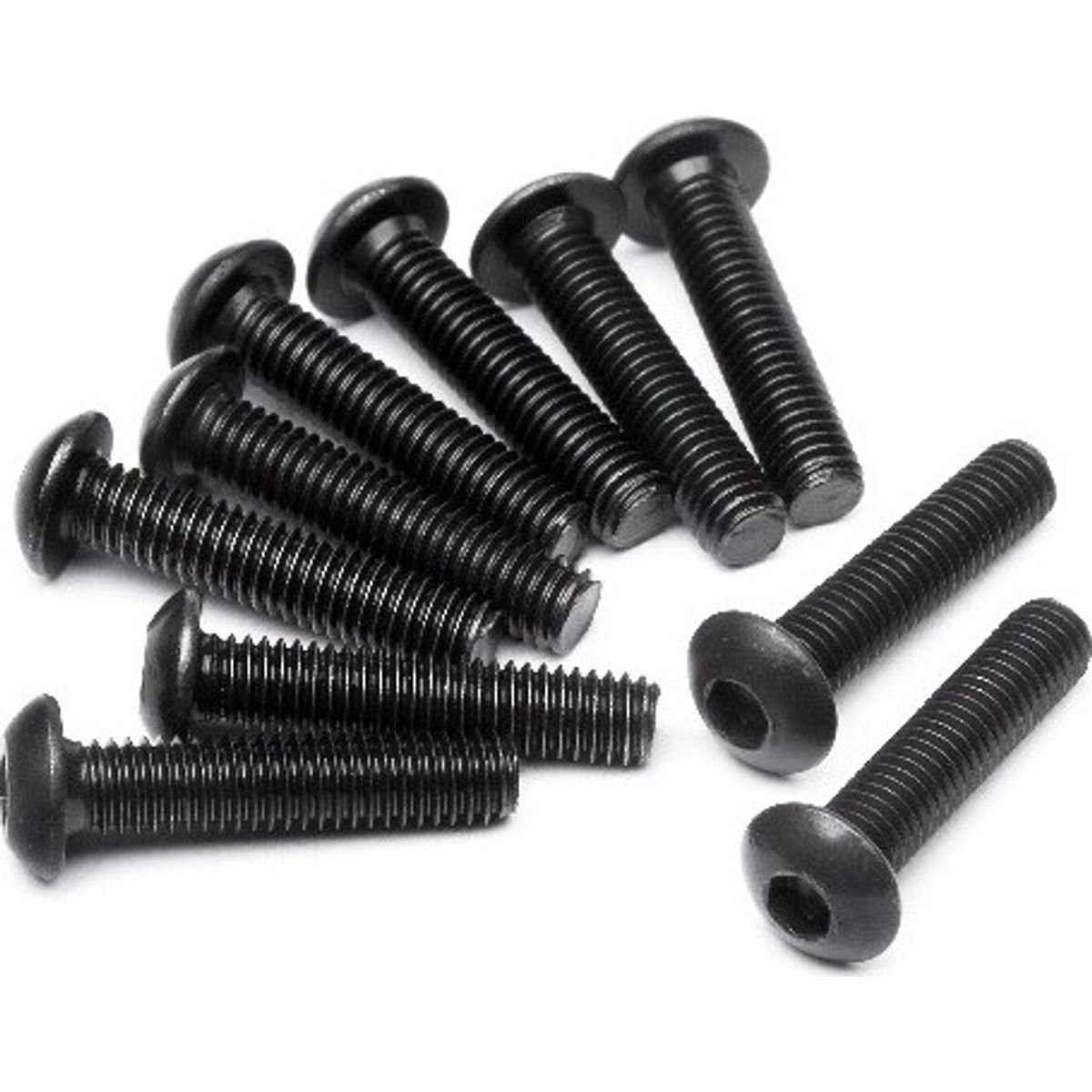 Button Head Screw M3x14mm (hex Socket/10pcs) - Hp100559 - Hpi Racing