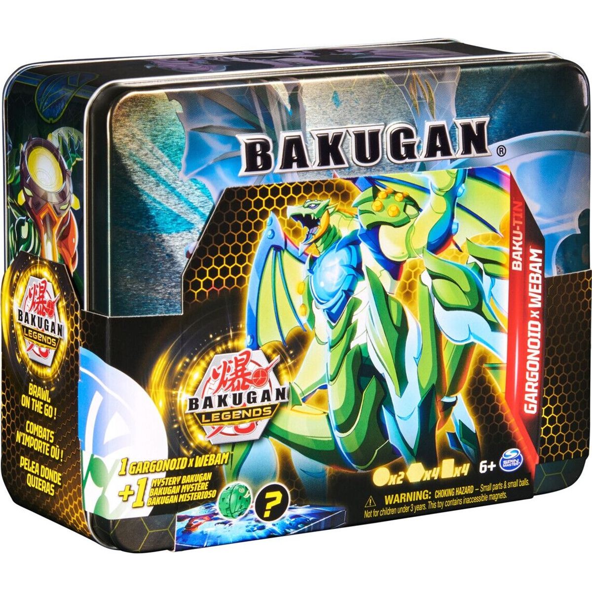 Bakugan Legetøj - Legends Baku-tin - Gargonoid X Webam