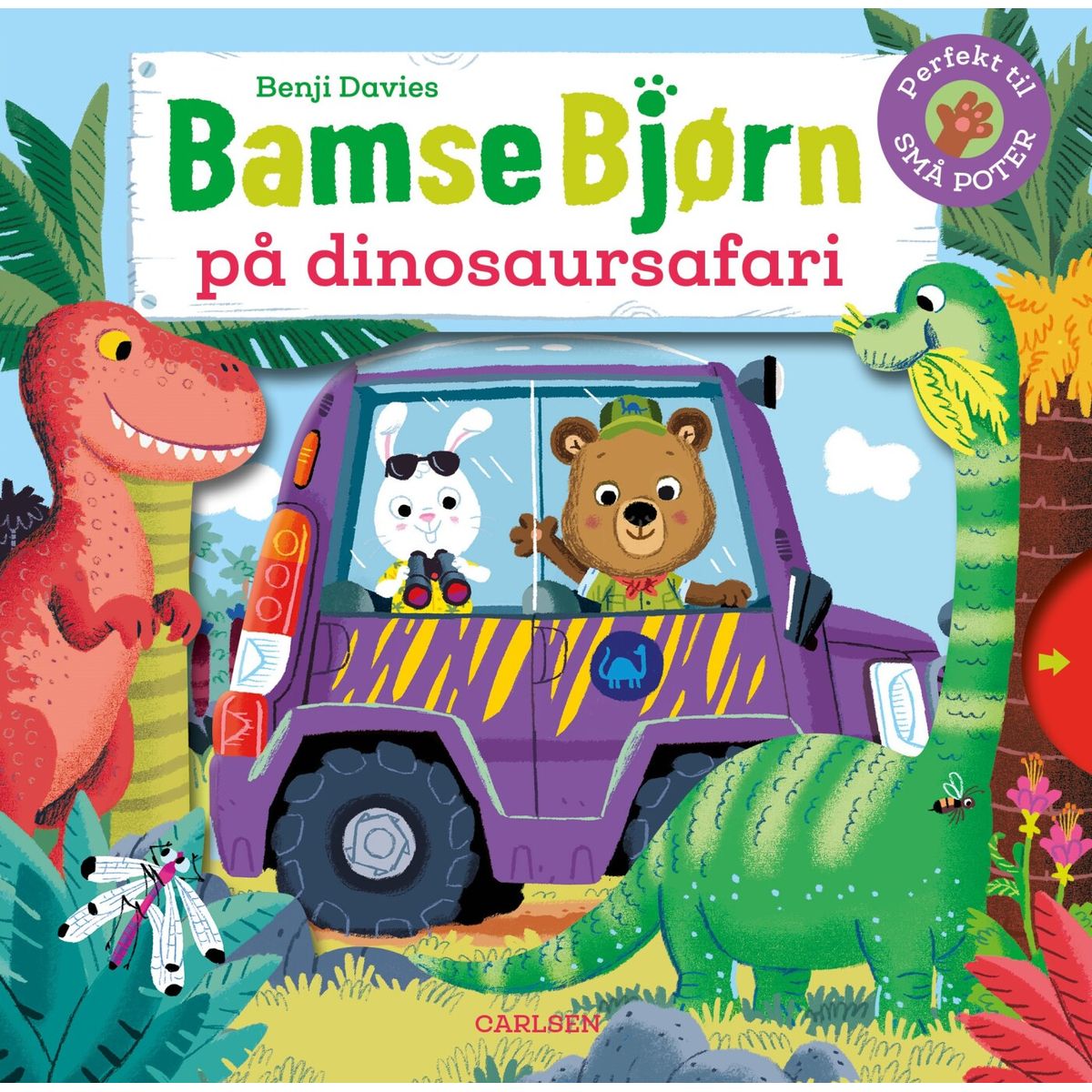 Bamse Bjørn På Dinosaursafari - Benji Davies - Bog