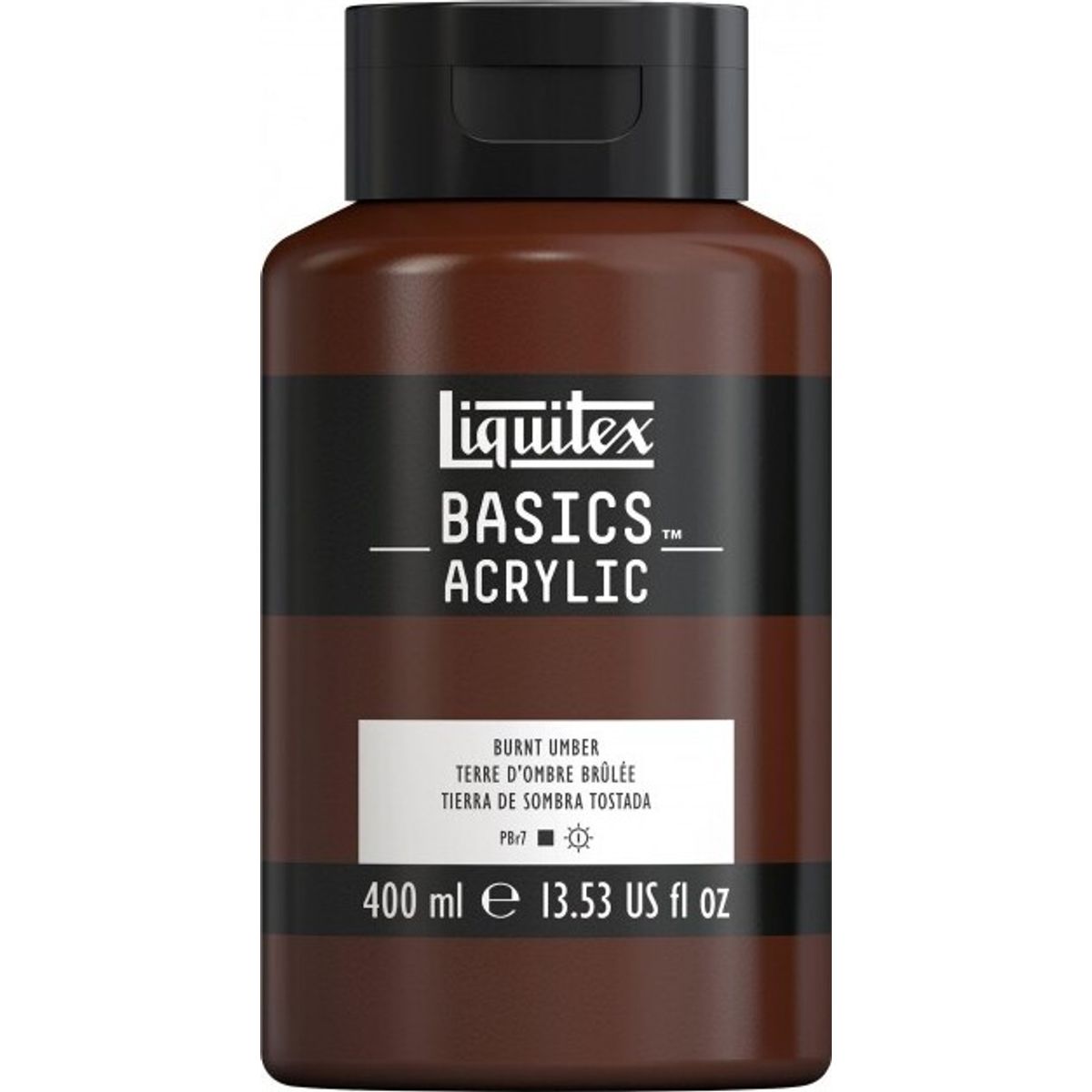 Liquitex - Basics Akrylmaling - Burnt Umber 400 Ml