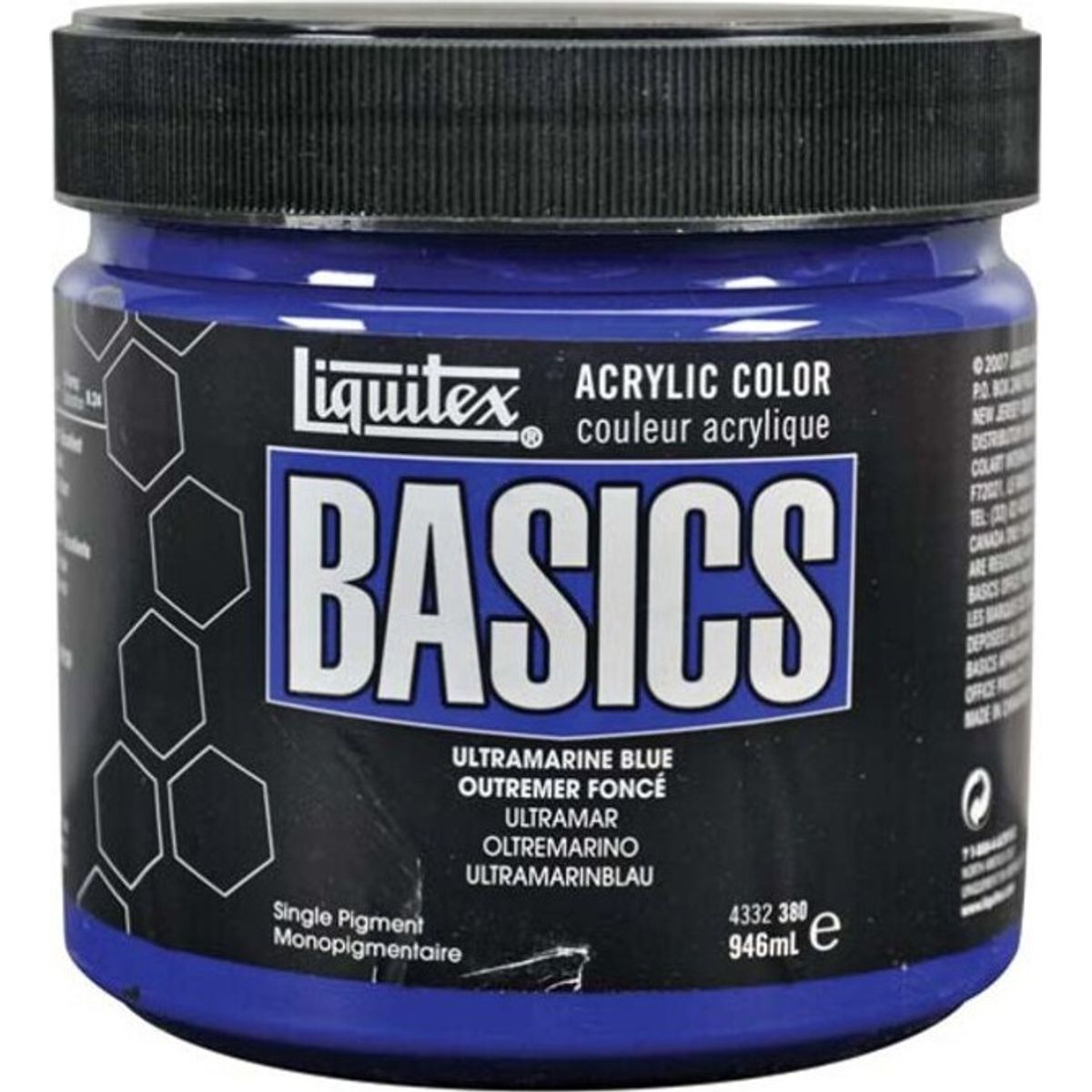 Liquitex - Basics Akrylmaling - Ultramarine 946 Ml