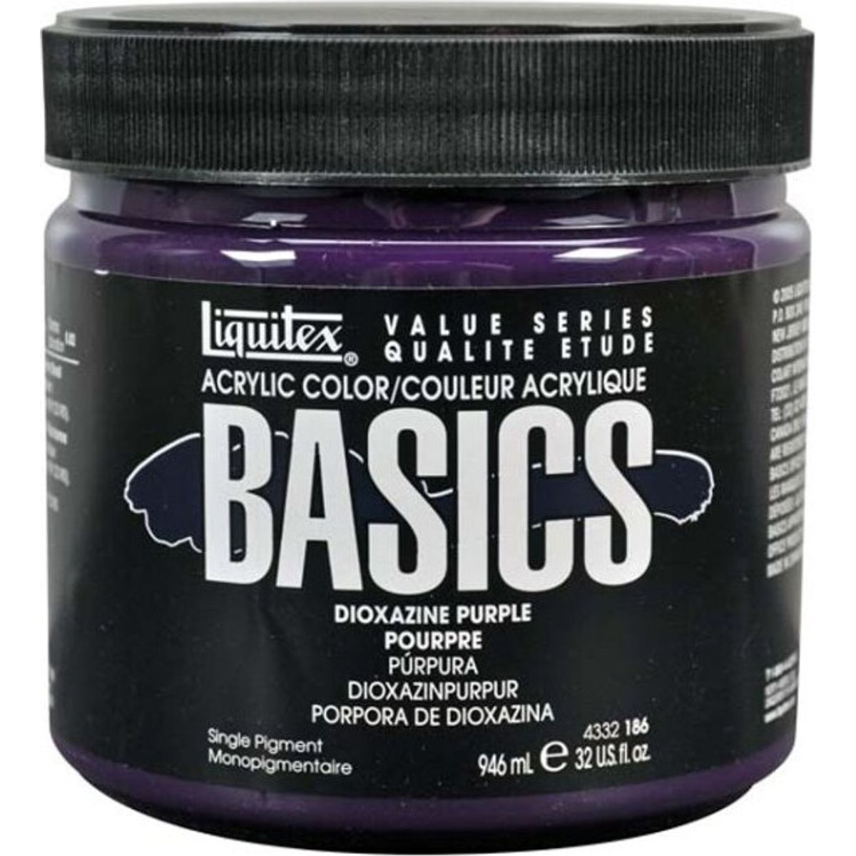 Liquitex - Basics Akrylmaling - Dioxazine Purple 946 Ml