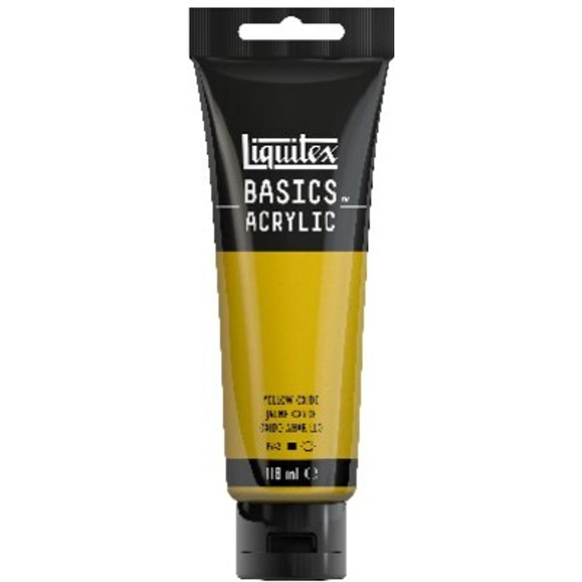 Liquitex - Basics Acrylic - Akrylmaling - Yellow Oxide 118 Ml 416 - 8870031 -