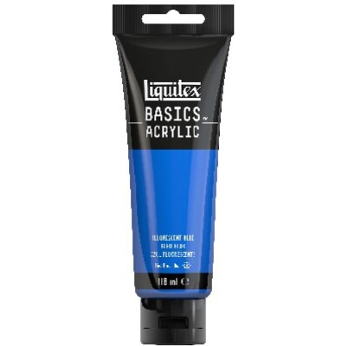 Liquitex - Basics Acrylic - Akrylmaling - Fluorescerende Blå 118 Ml