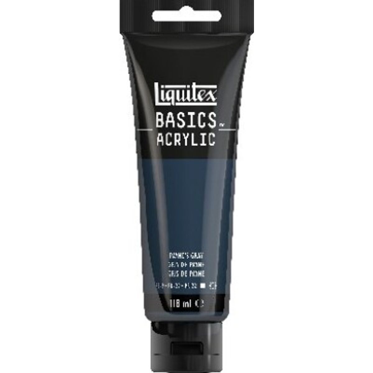 Liquitex - Basics Acrylic - Akrylmaling - Payne's Grå 118 Ml