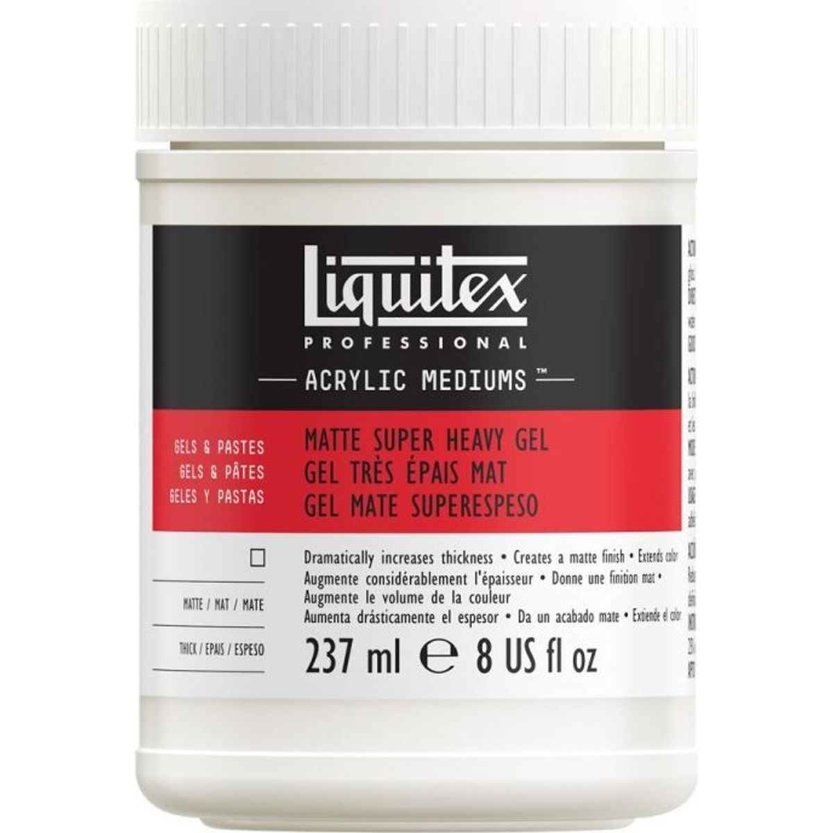 Liquitex - Basics Matte Gel Medium 200 Ml