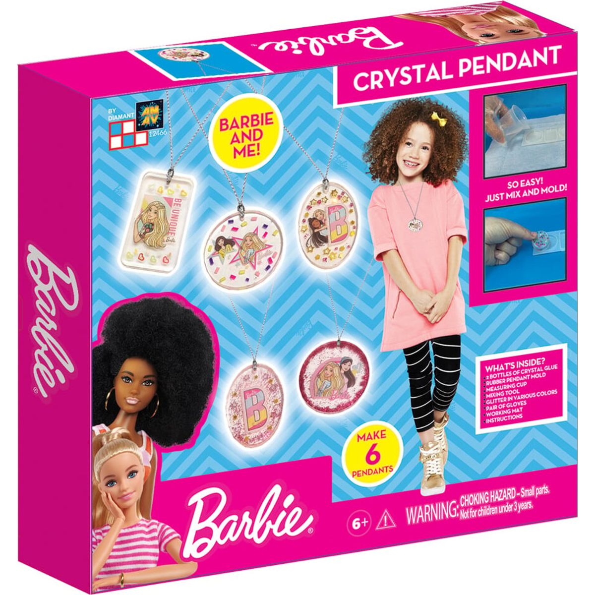 Barbie - Crystal Pendant - Smykker Til Børn