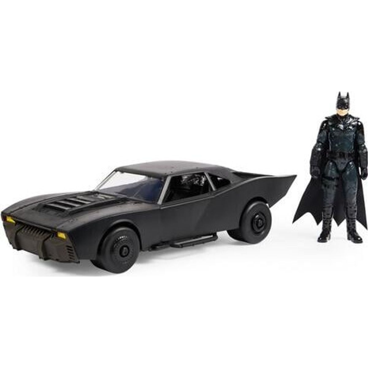 The Batman Figur - Batman Med Batmobil - 30 Cm