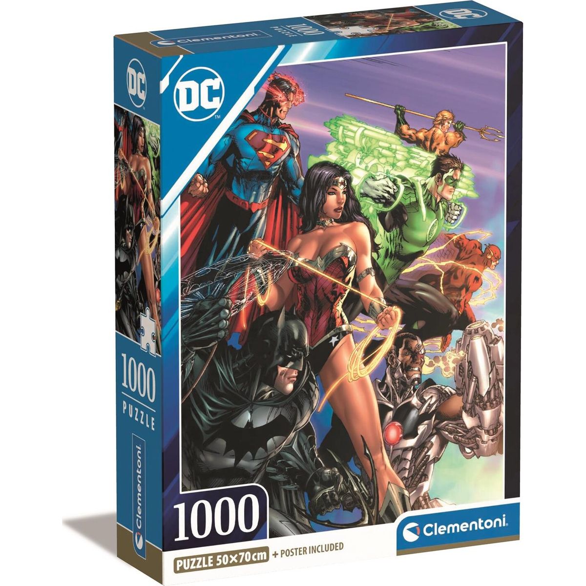 Batman Puslespil - Dc Comics - 1000 Brikker - Clementoni