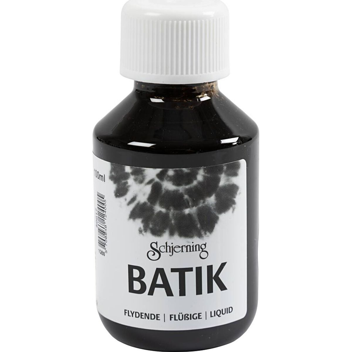 Batikfarve - Sort - 100 Ml