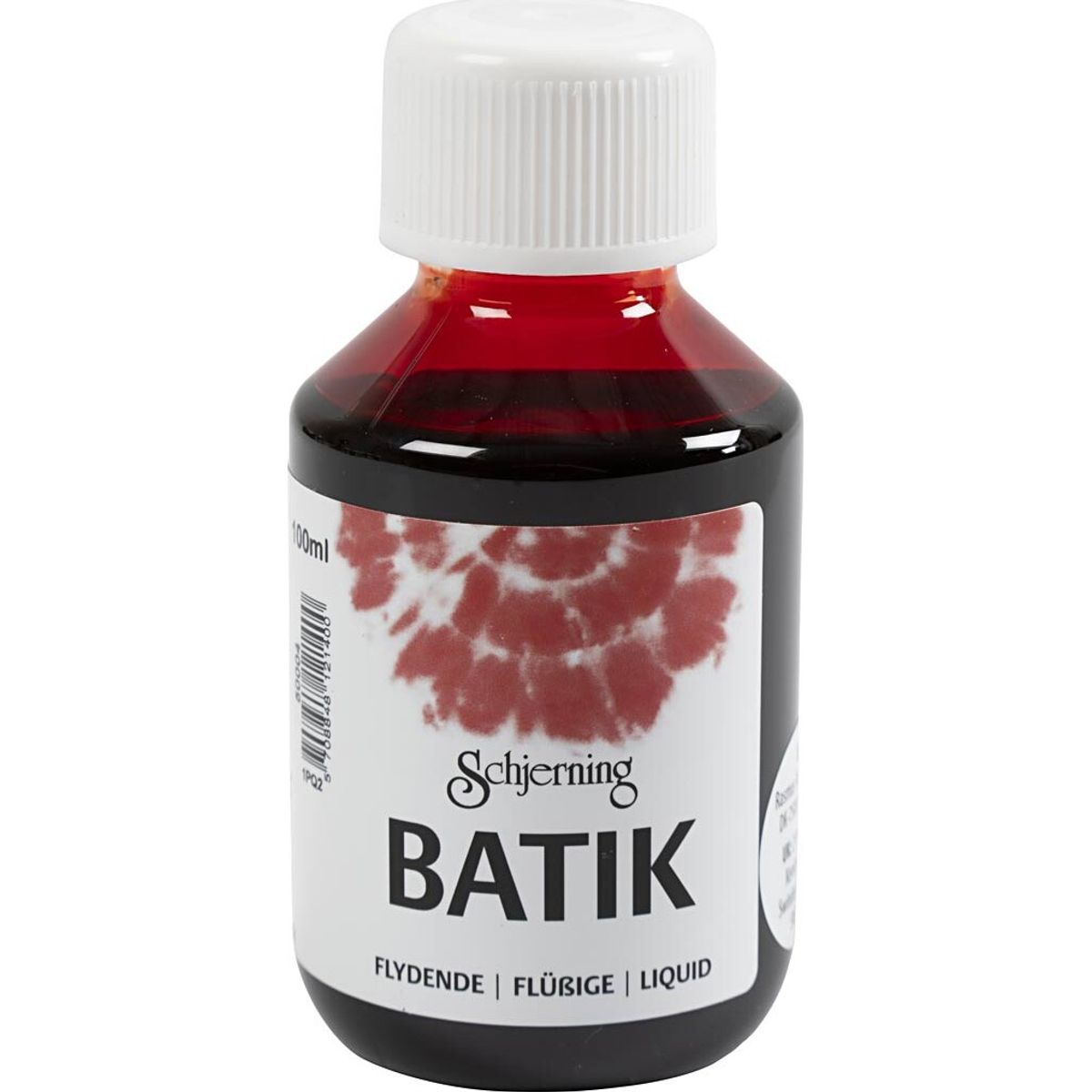 Batikfarve - Rød - 100 Ml