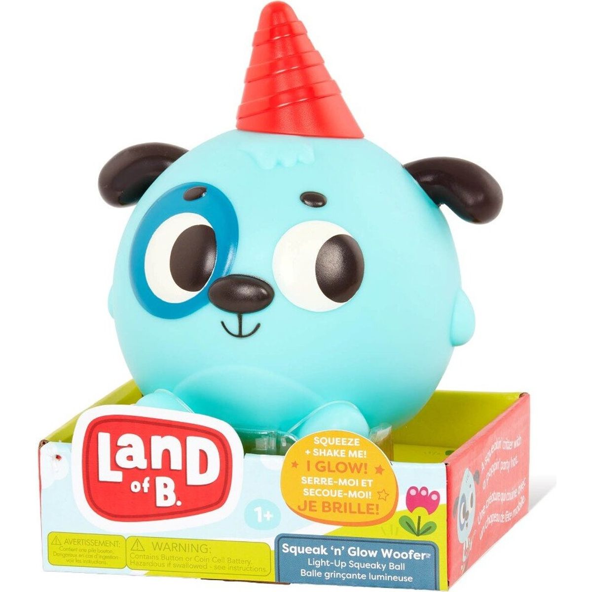 B Toys - Land Of B, Squeak n Glow Woofer