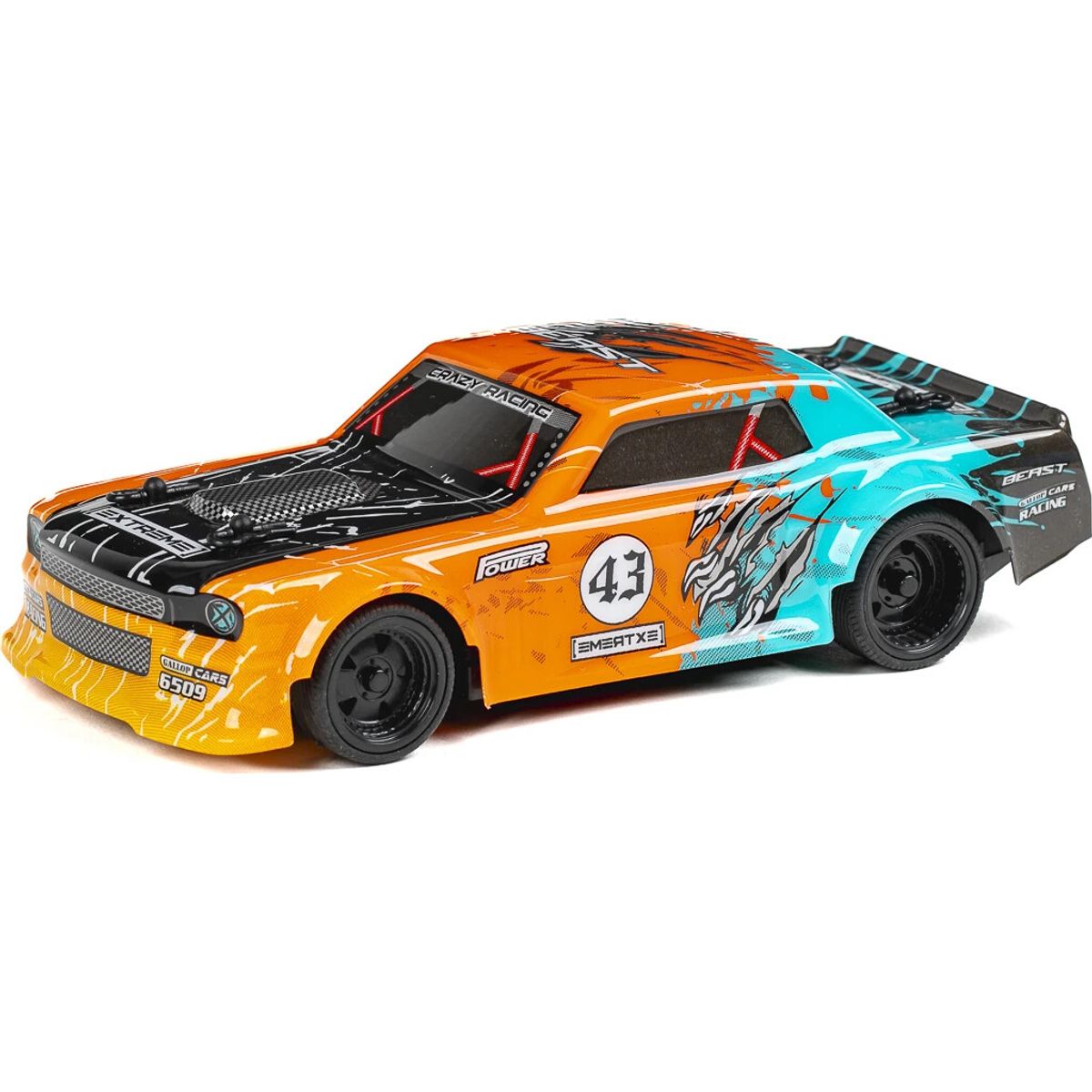 Beast Racing - Fjernstyret Racerbil - 1:24 - 2,4 Ghz - Orange