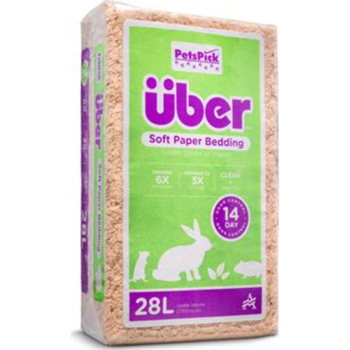 über - Papirstrøelse - Natur - 28 L