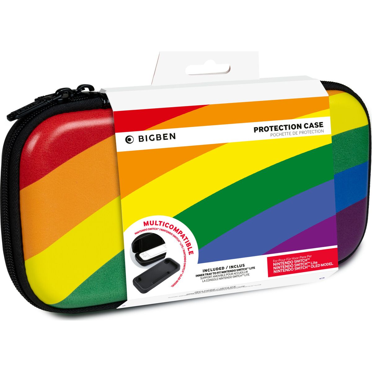 Bigben Interactive Travel Case Large - Rainbow (switch)