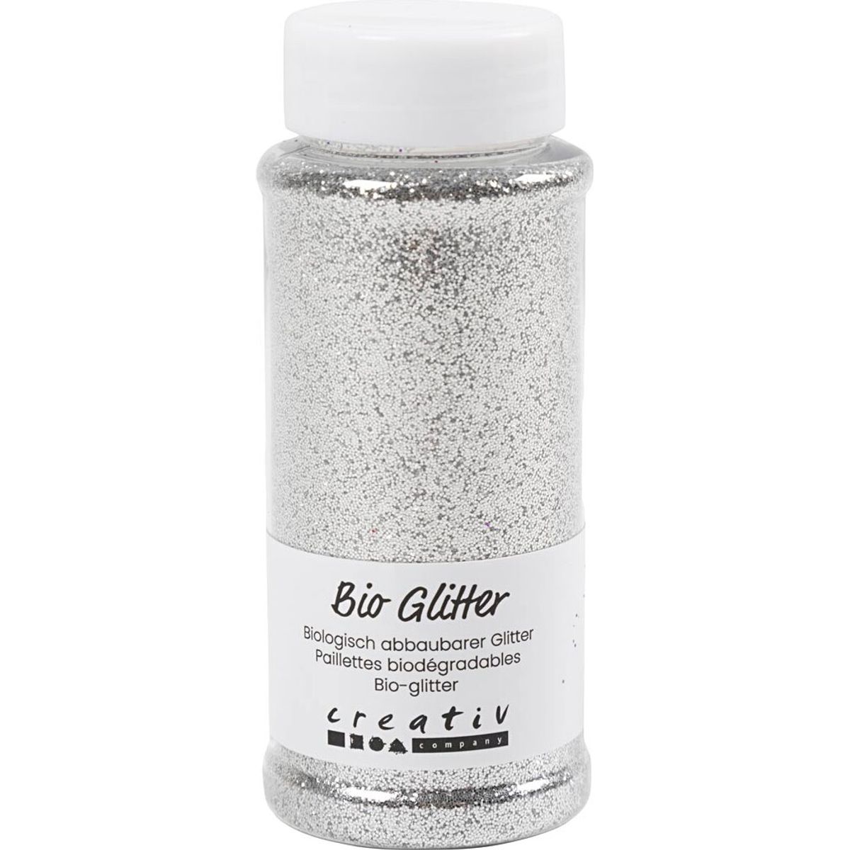 Bio-glitter - Sølv - 140 Ml