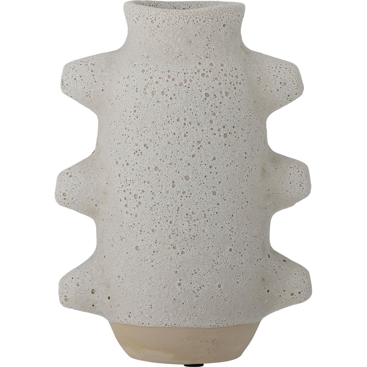 Bloomingville - Birka Vase - Hvid - Keramik - H 23 Cm