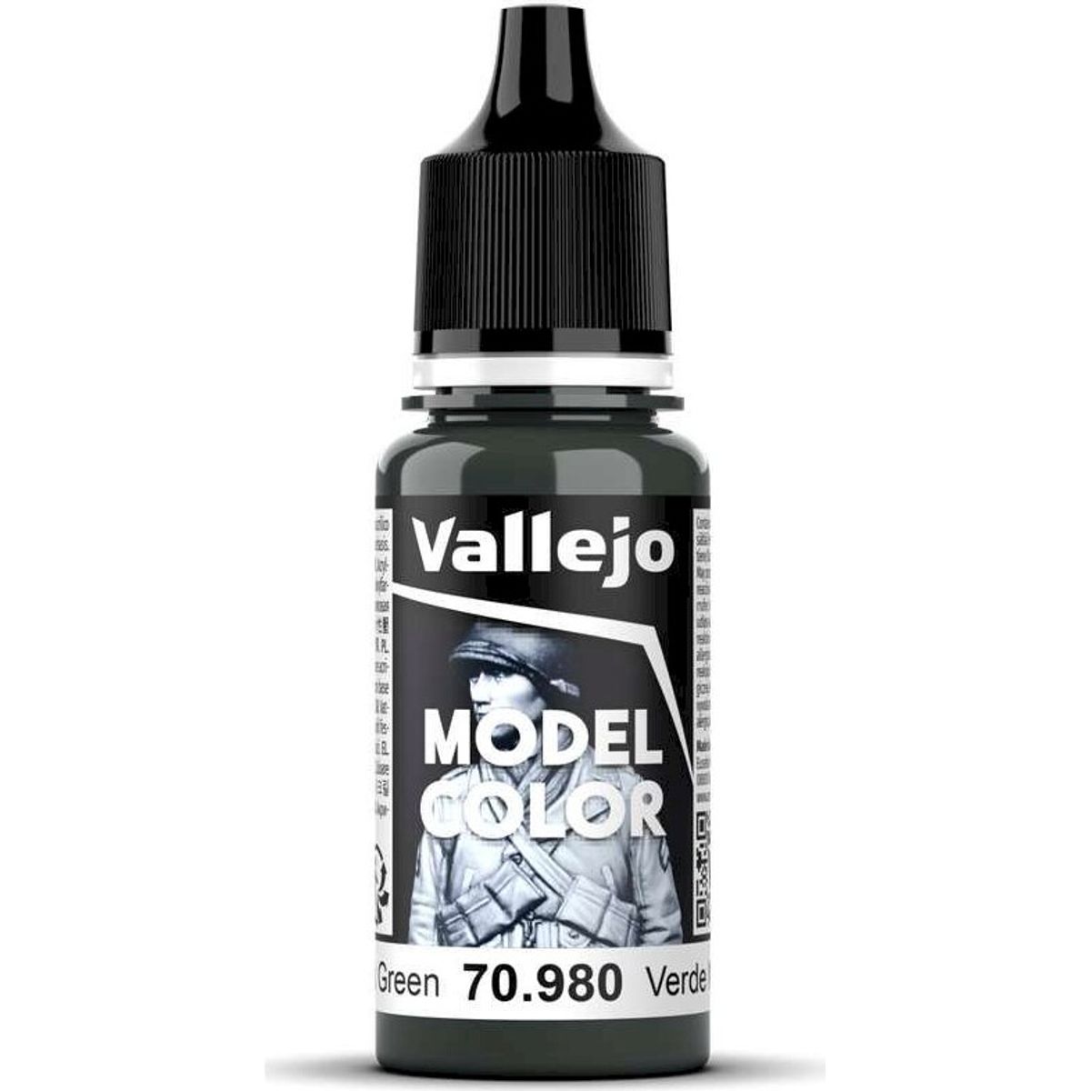 Vallejo - Model Color - Black Green Mat - 17-18 Ml - 70980