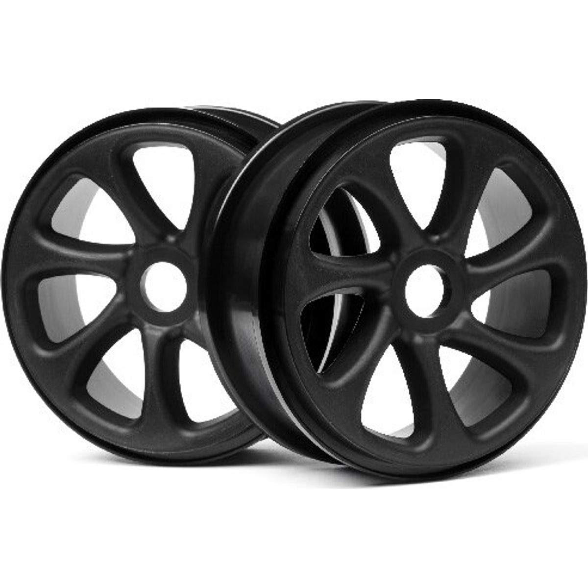 Black Turbine Wheels (pr) - Mv23045 - Maverick Rc