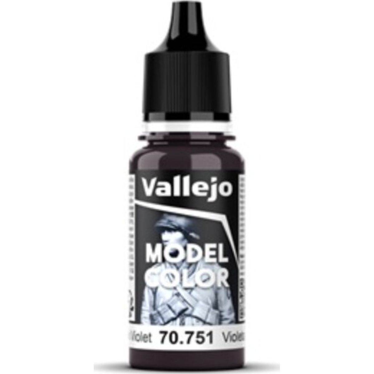 Vallejo - Model Color - Black Violet Mat - 18 Ml - 70751