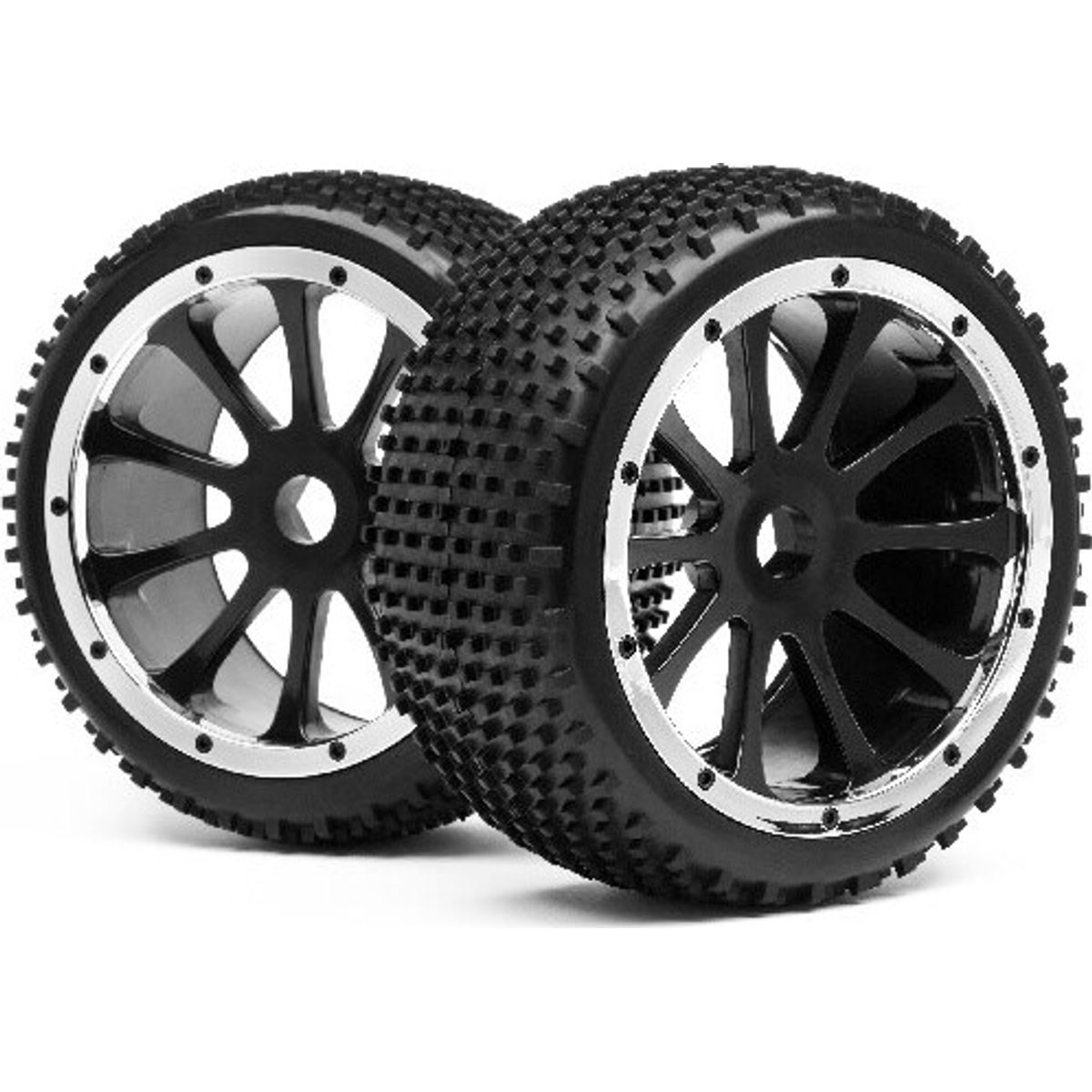 Blackout St Mounted Wheel And Tyre Pr - Mv24180 - Maverick Rc