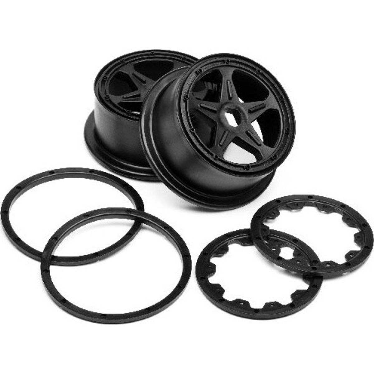 Blackout Xb Wheel Set (rear) Pr - Mv24174 - Maverick Rc