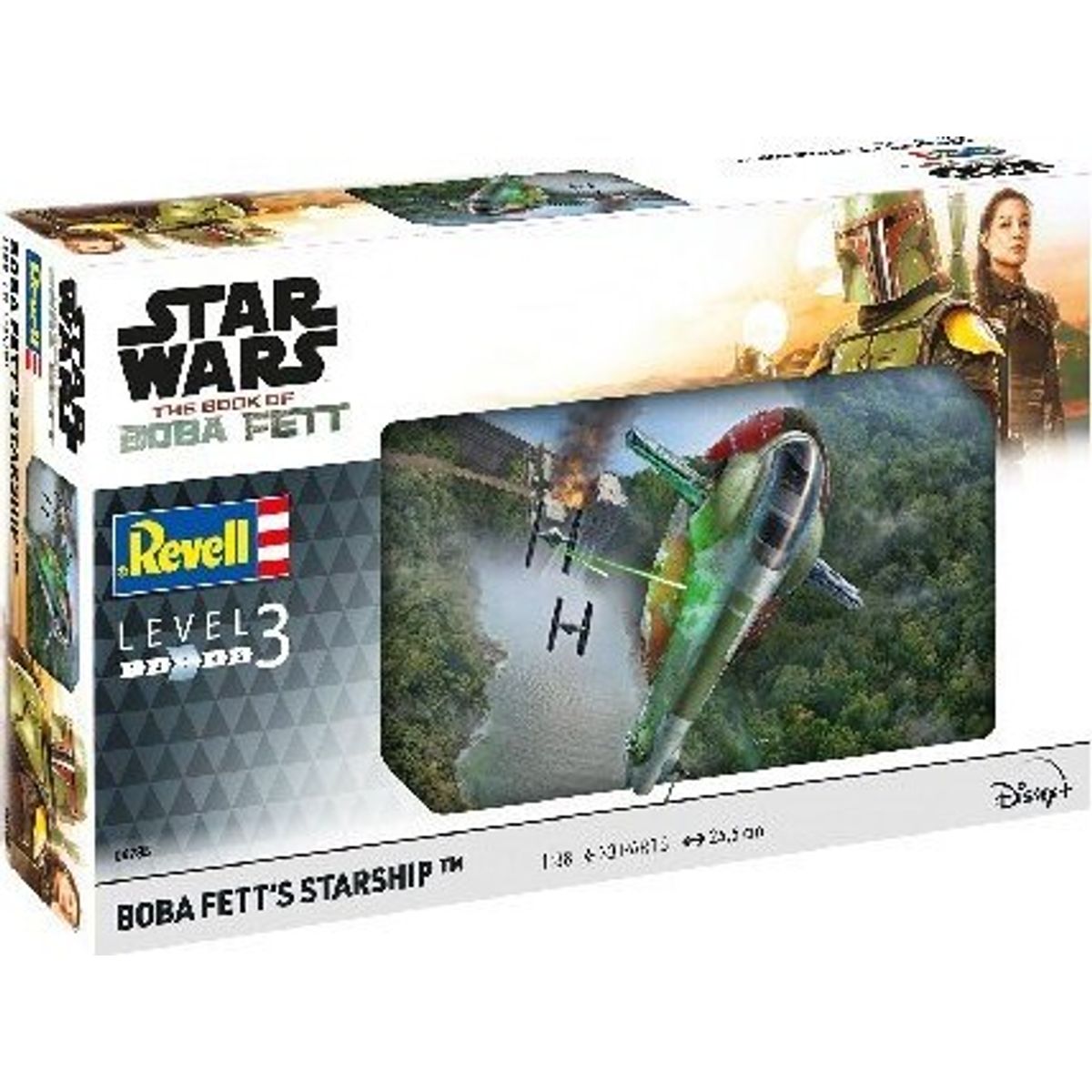 Revell - Star Wars - Boba Fetts Starship - 1:88 - Level 3 - 06785