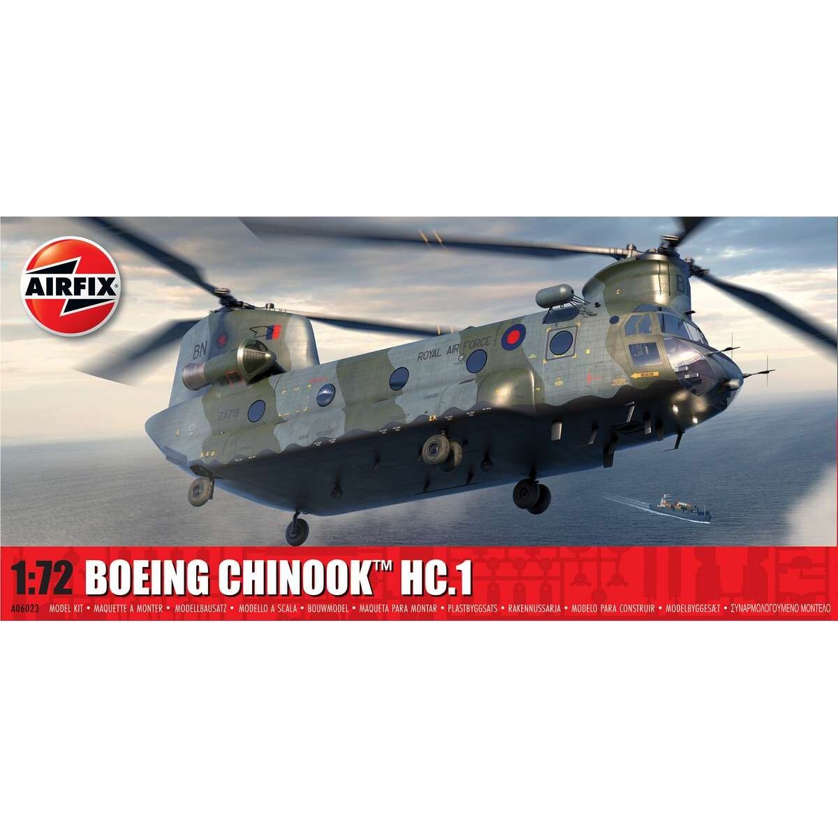 Airfix - Boeing Chinook Hc.1 Model Byggesæt - 1:72 - A06023