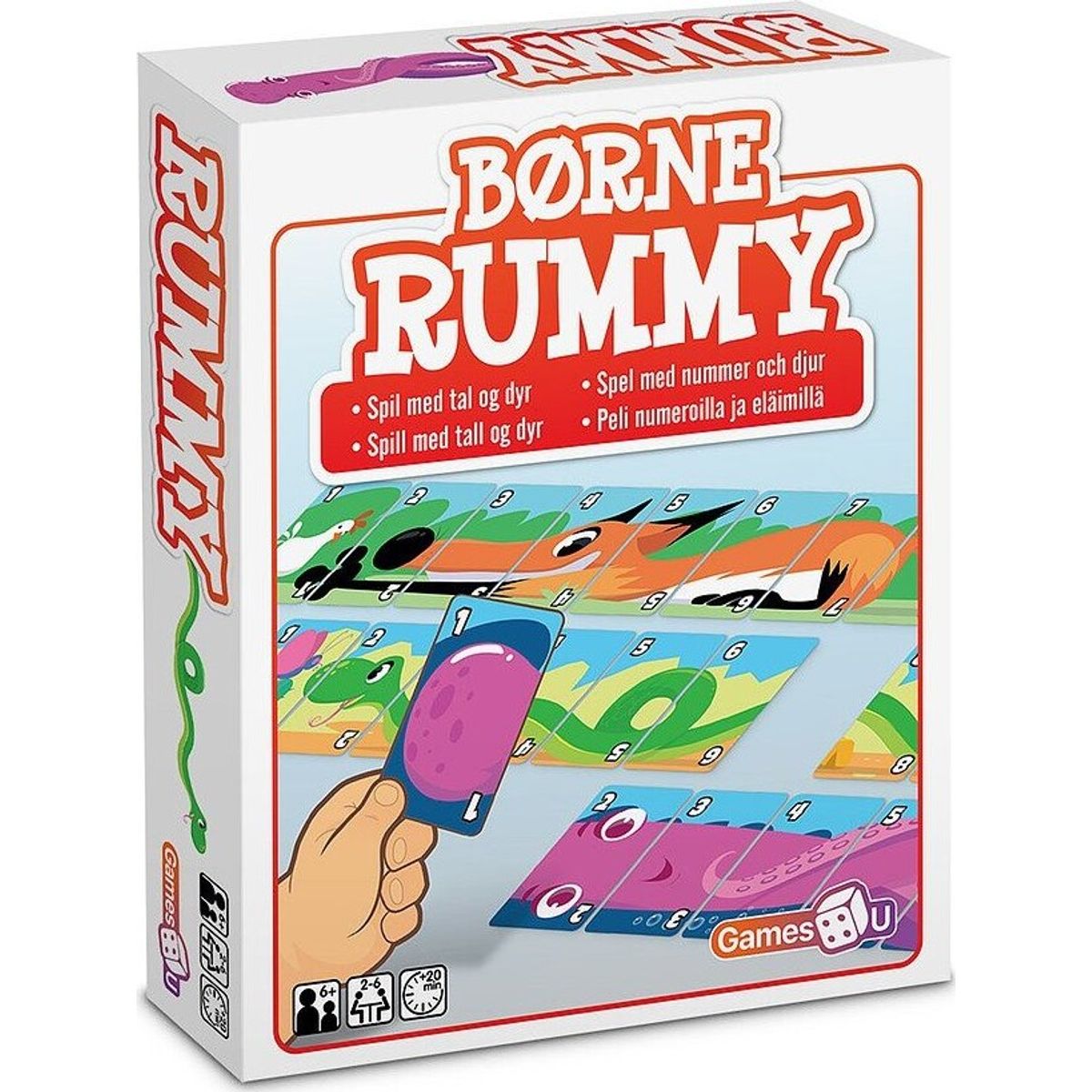 Børne Rummy - Kortspil