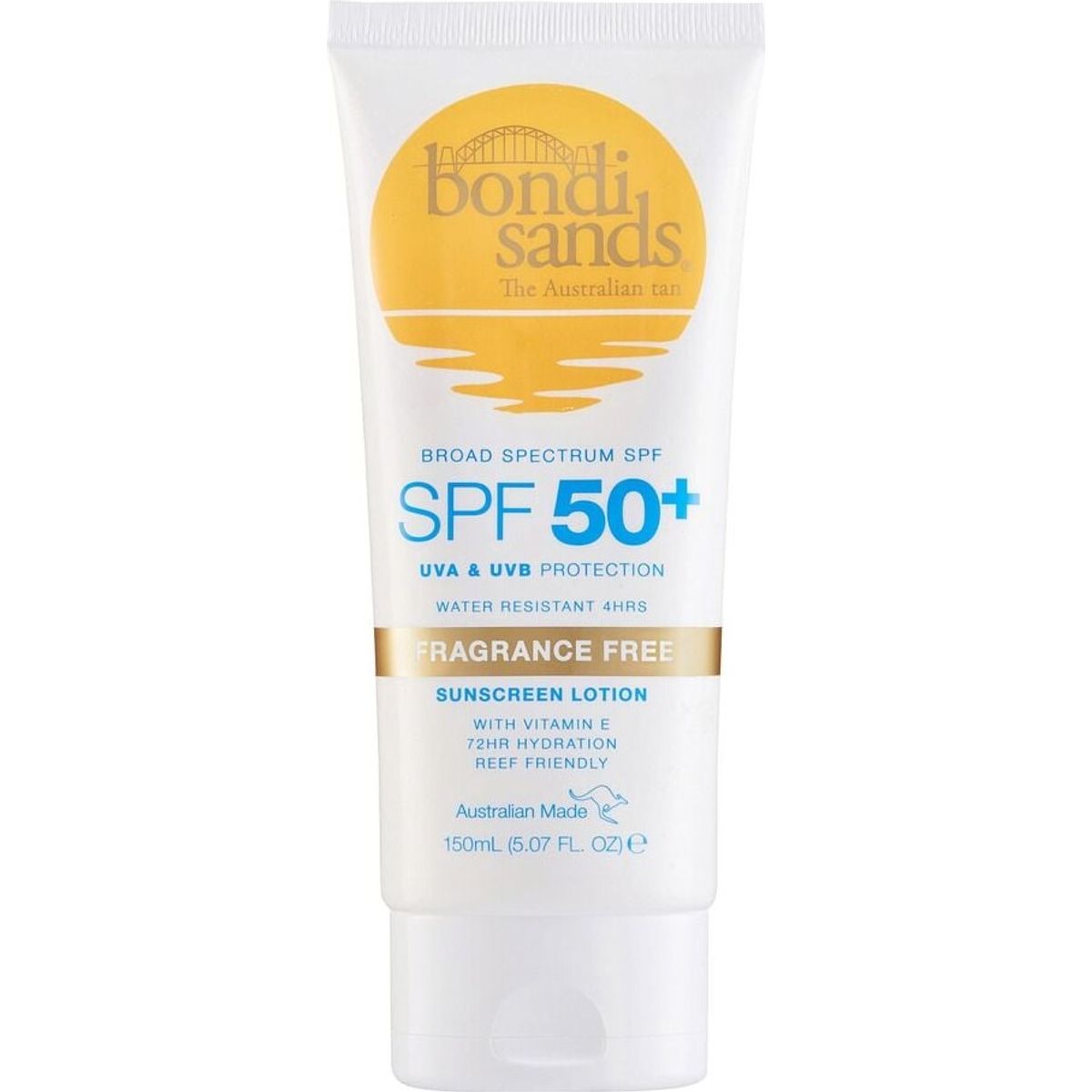 Bondi Sands - Spf 50+ Fragrance Free Body Sunscreen Lotion 150 Ml