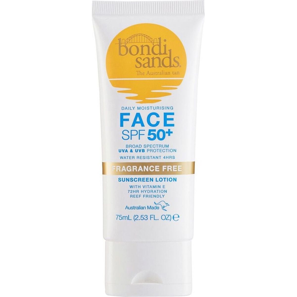 Bondi Sands - Spf 50+ Fragrance Free Face Sunscreen Lotion 75 Ml