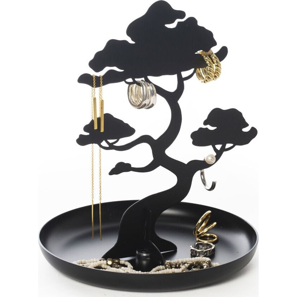 Kikkerland - Smykketræ - Bonsai - Sort - Metal