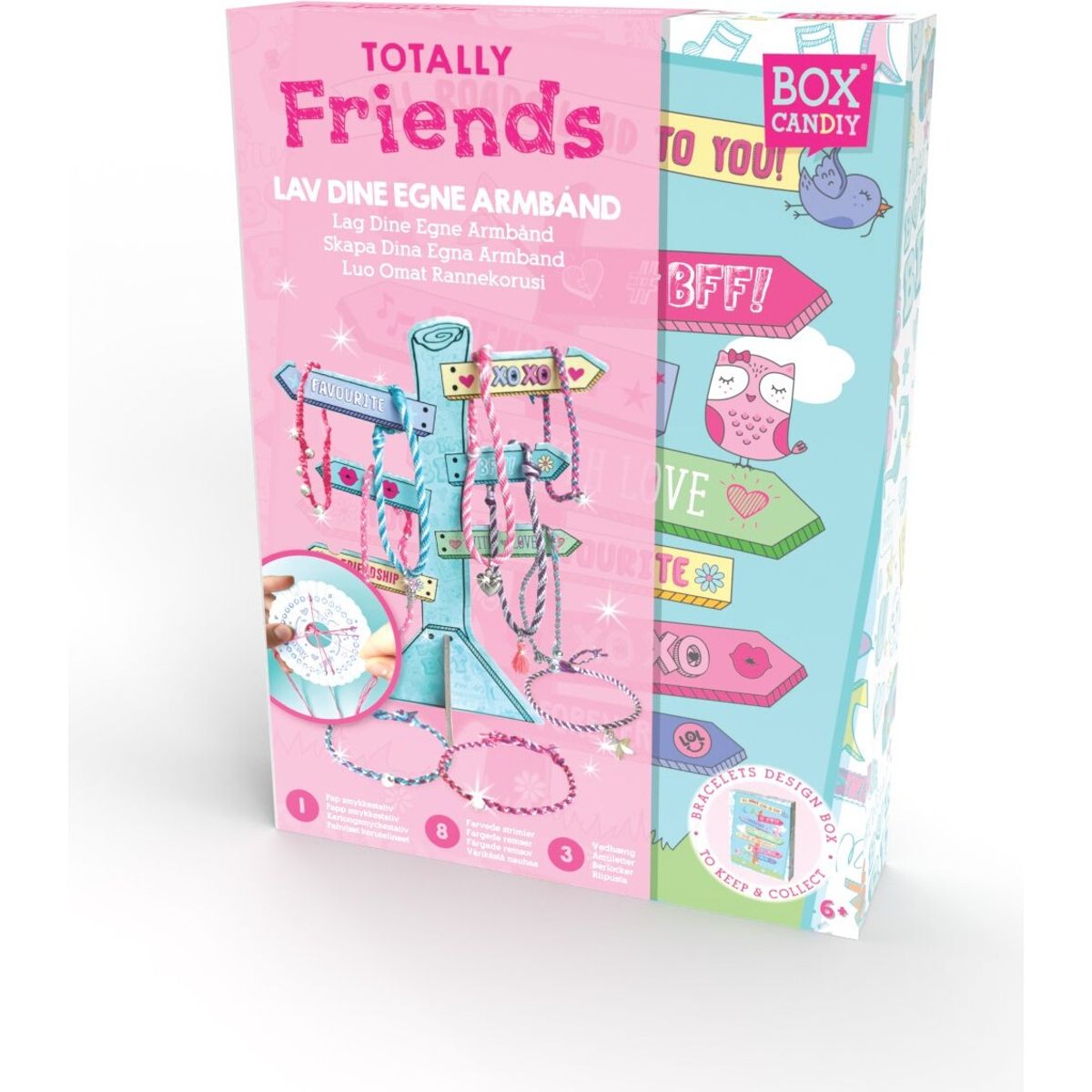 Box Candiy - Bracelet Set - Totally Friends - (bc-1932)