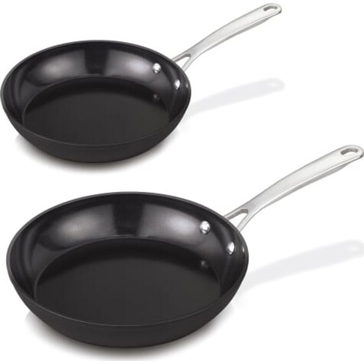 Brabantia - Frying Pan Set 20 +28 Cm Chrome Ceramic