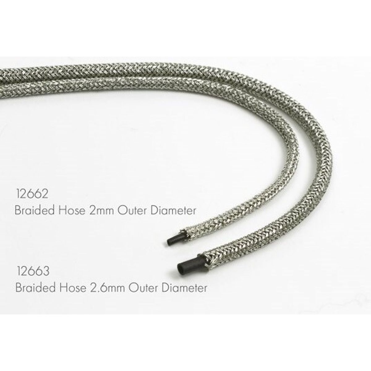 Tamiya - Braided Hose - 2 Mm Outer Diameter - 12662