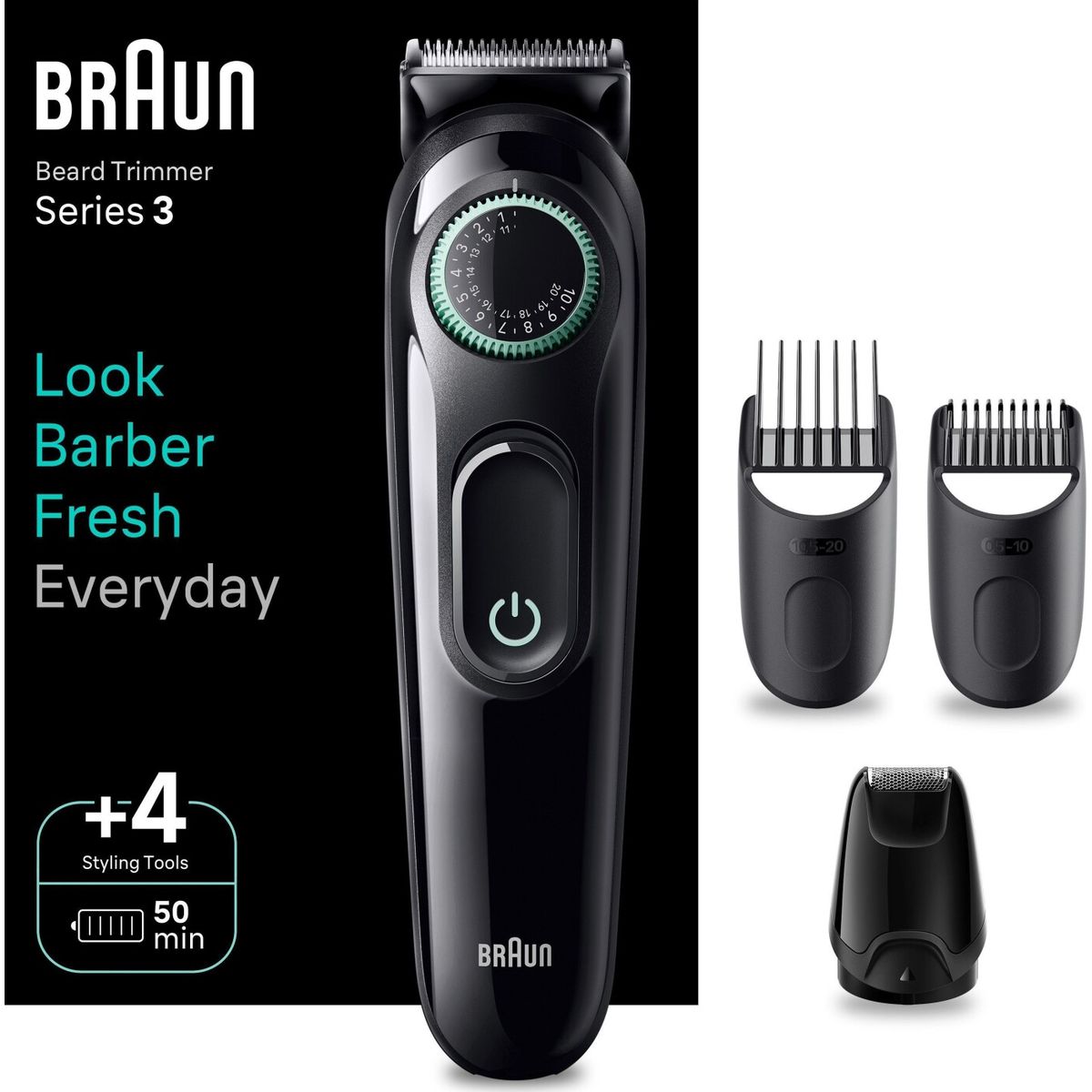 Braun - Styler Bt3421 Black & Vibrant Green