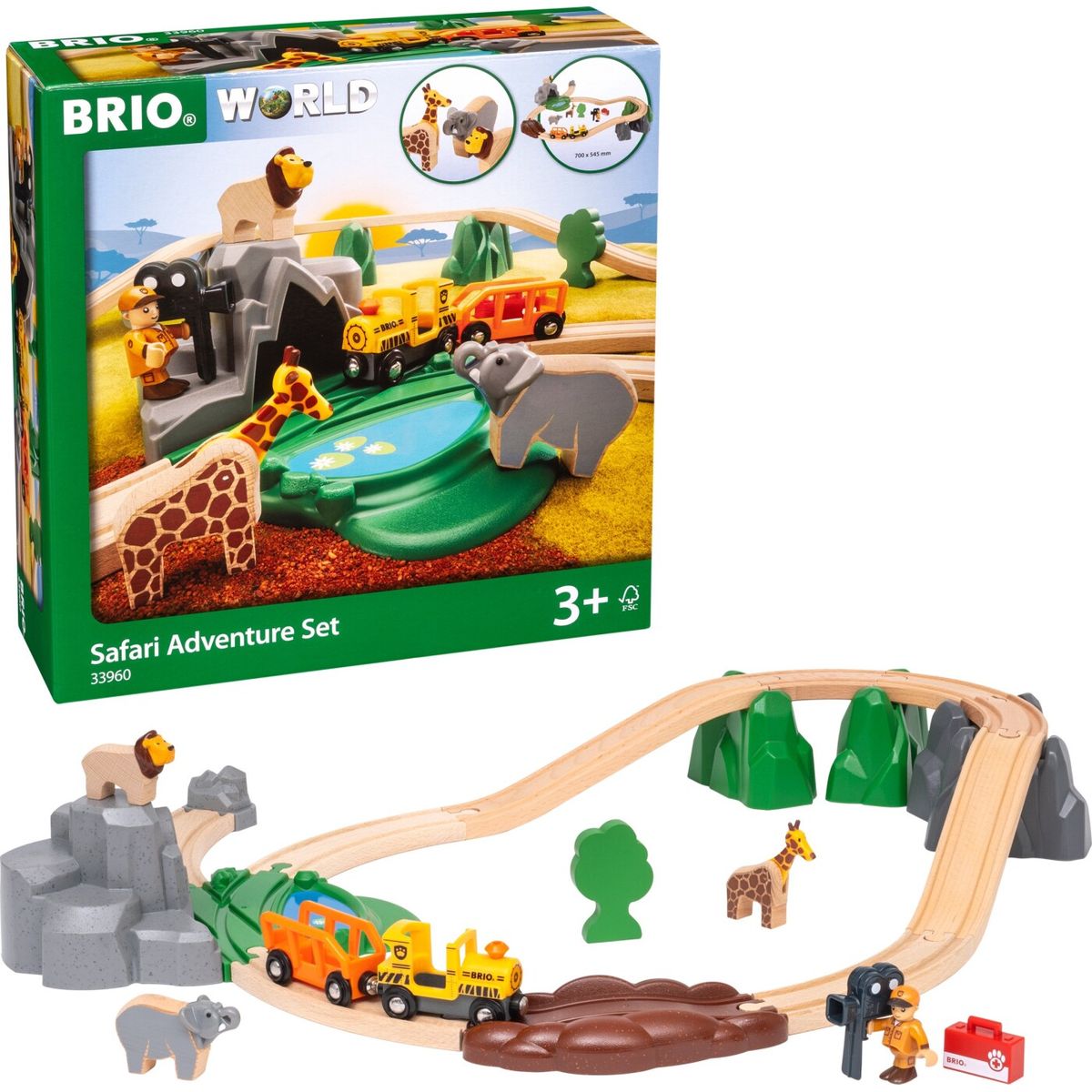 Brio World - Safari Eventyr Togbane - 33960