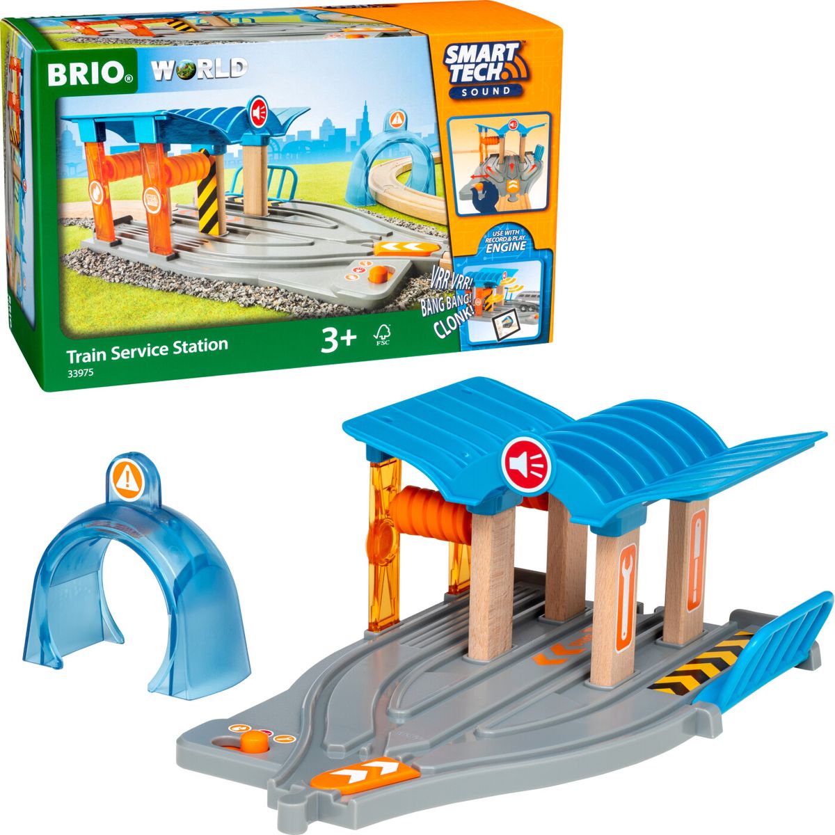 Brio World - Smart Tech Sound - Service Station - 33975