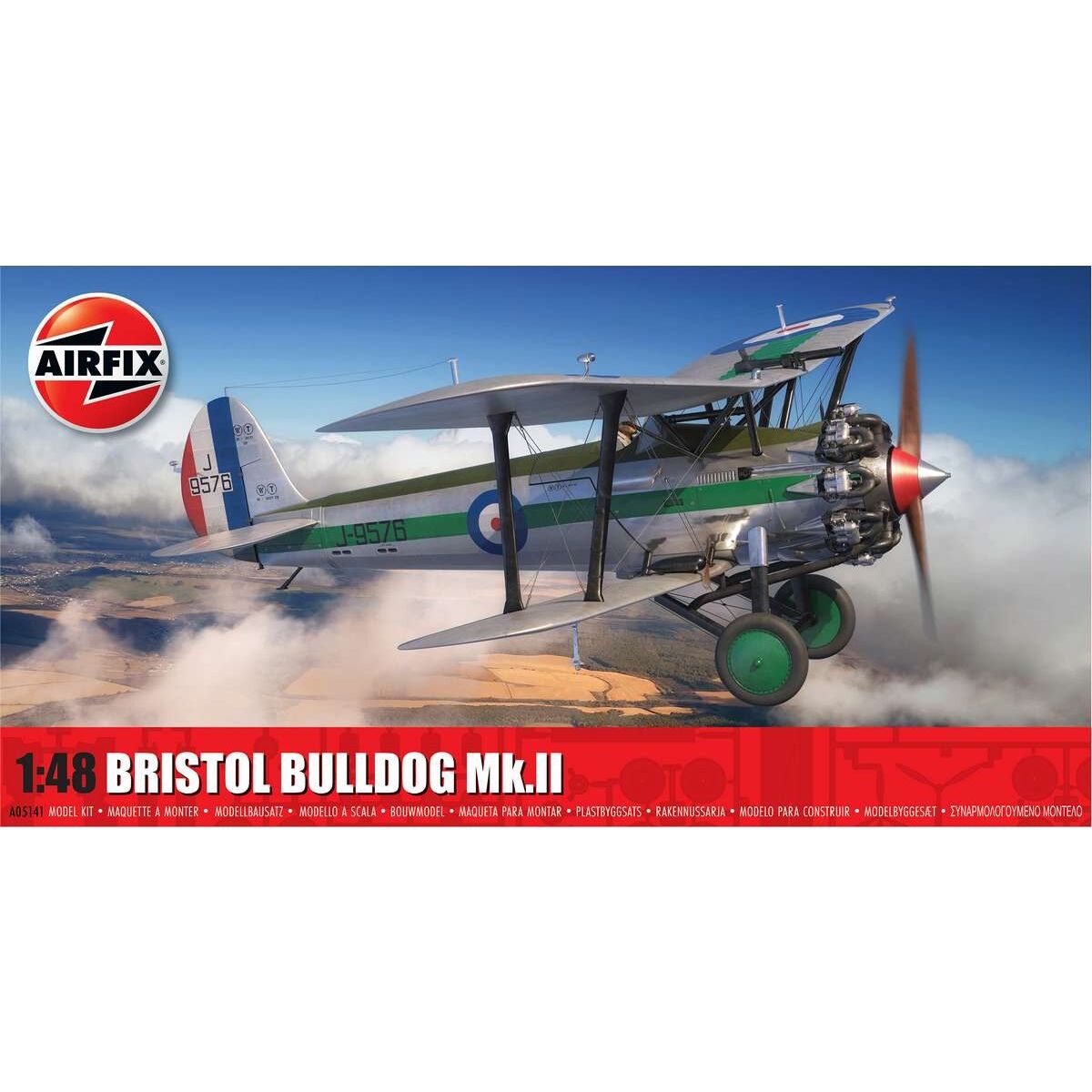 Airfix - Bristol Bulldog Mk.ii Modelfly Byggesæt - 1:48 - A05141