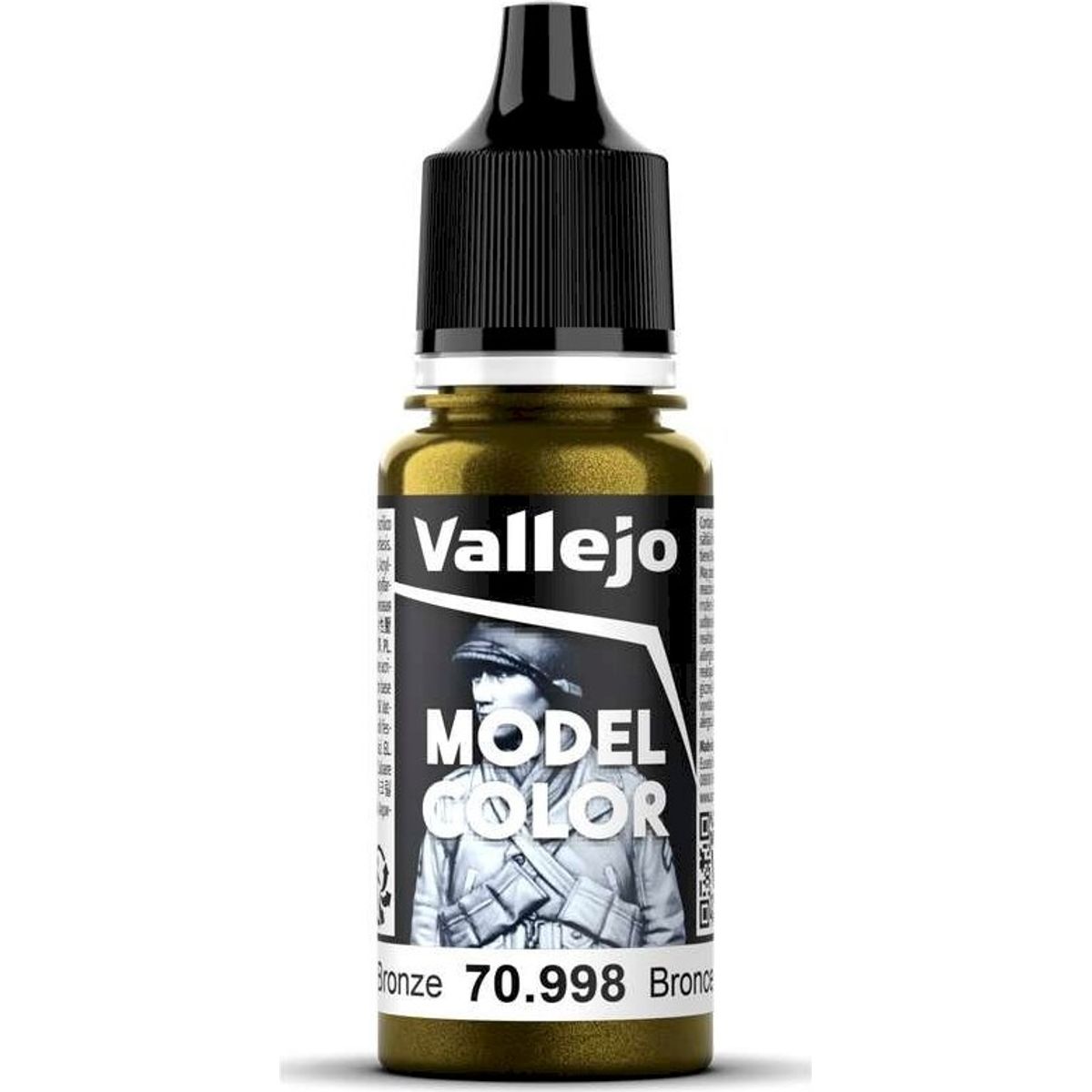 Vallejo - Model Color - Bronze Metallic - 17-18 Ml - 70998