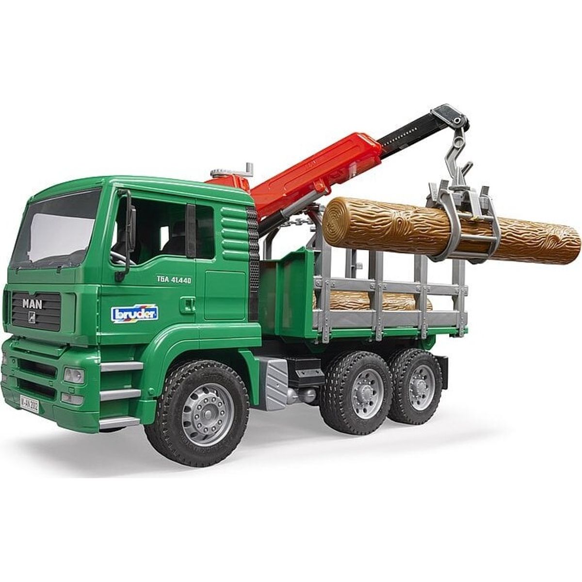 Bruder - Man Timber Truck Med Kran - 2769