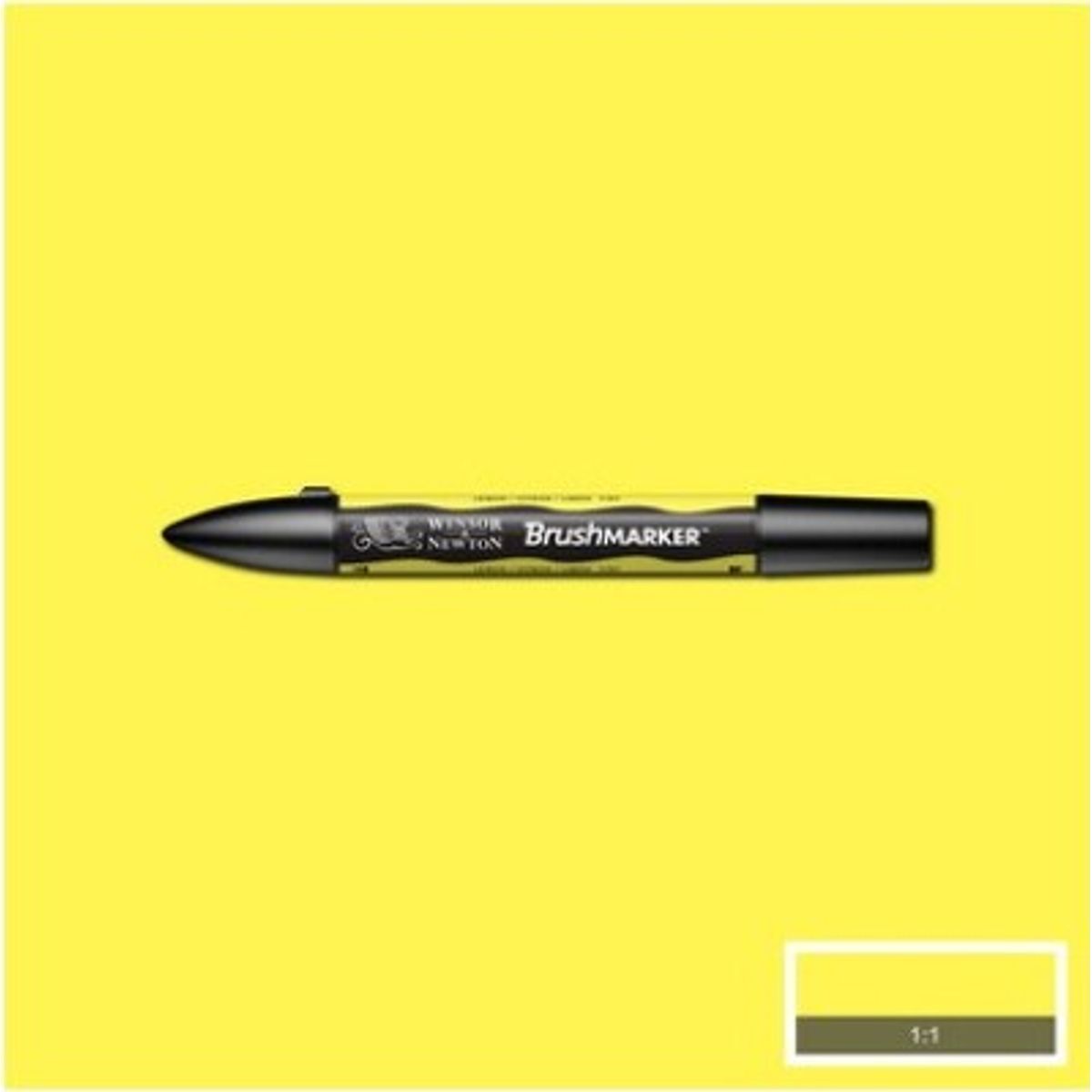 Winsor & Newton - Brush Marker Tusch - Citron Gul