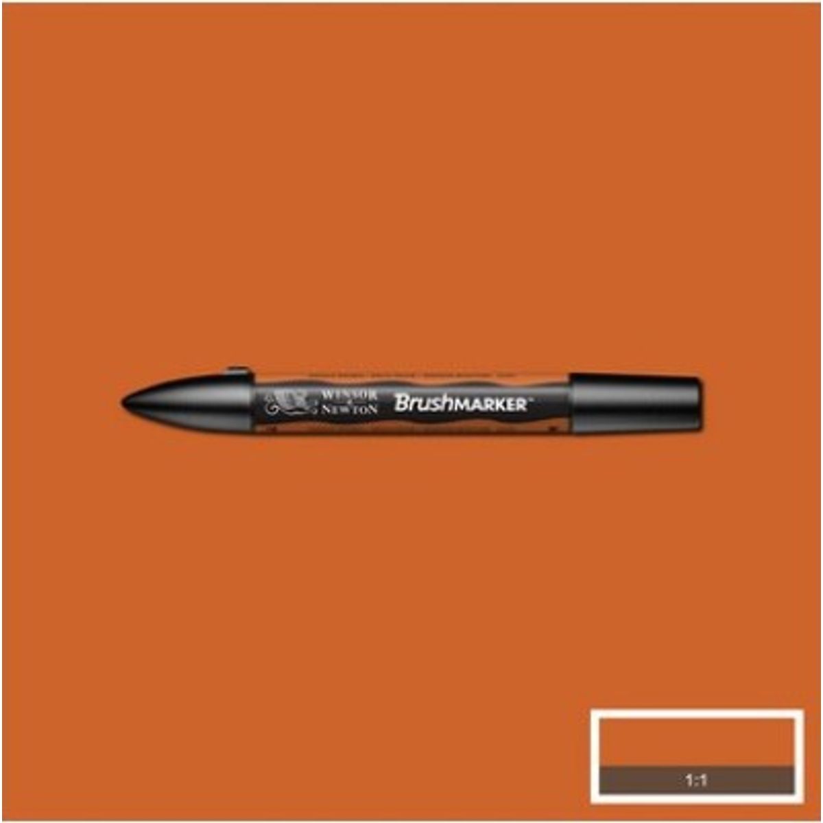 Winsor & Newton - Brush Marker Tusch - Orange Brun