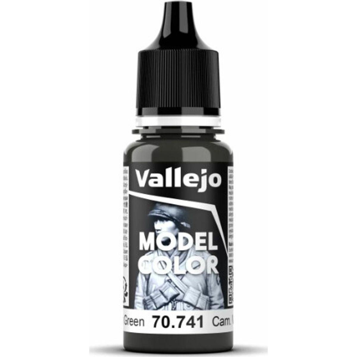 Vallejo - Model Color - Camouflage Black Green Mat - 18 Ml - 70741