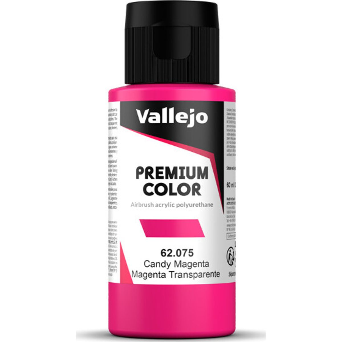 Vallejo - Premium Airbrush Maling - Candy Magenta 60 Ml