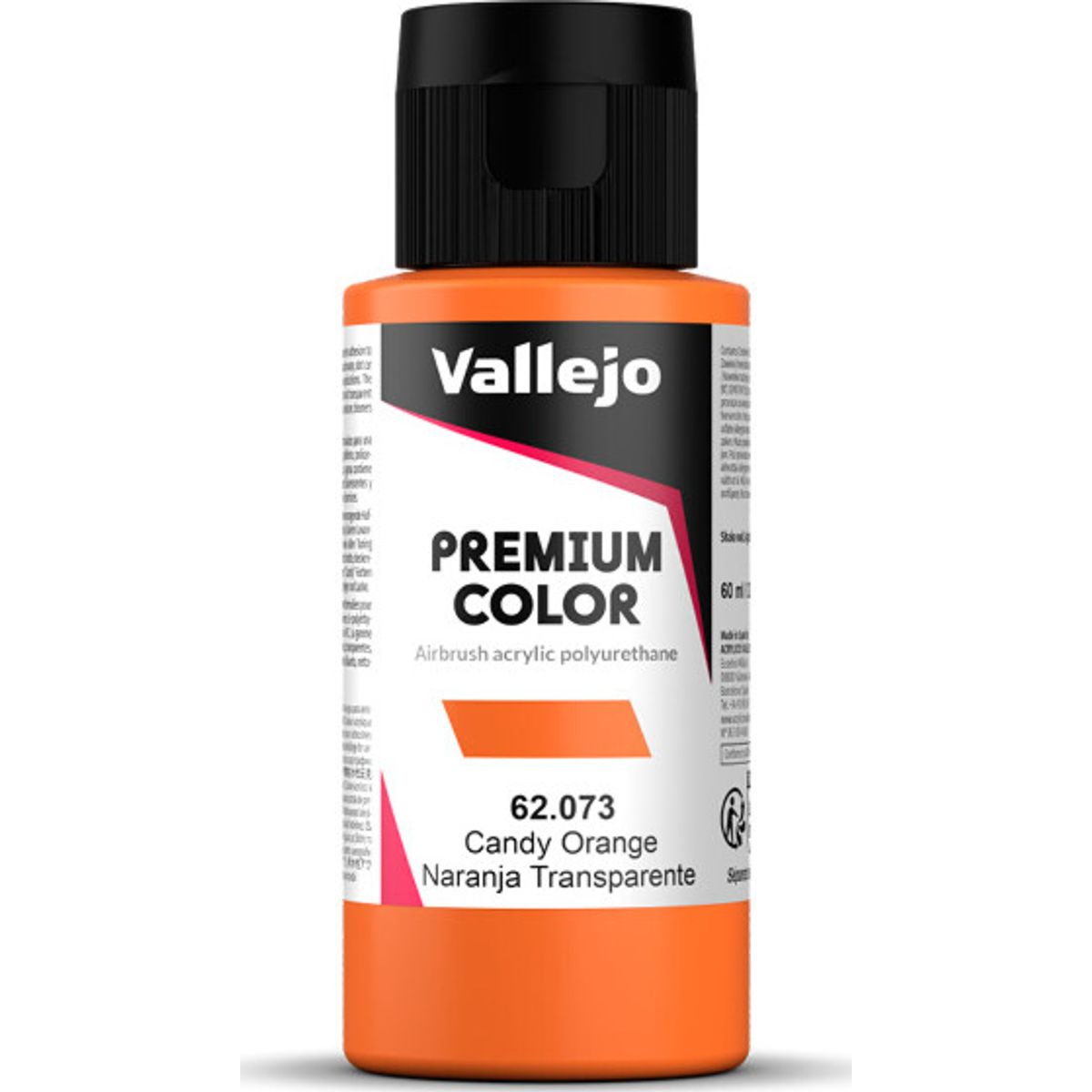 Vallejo - Premium Airbrush Maling - Candy Orange 60 Ml