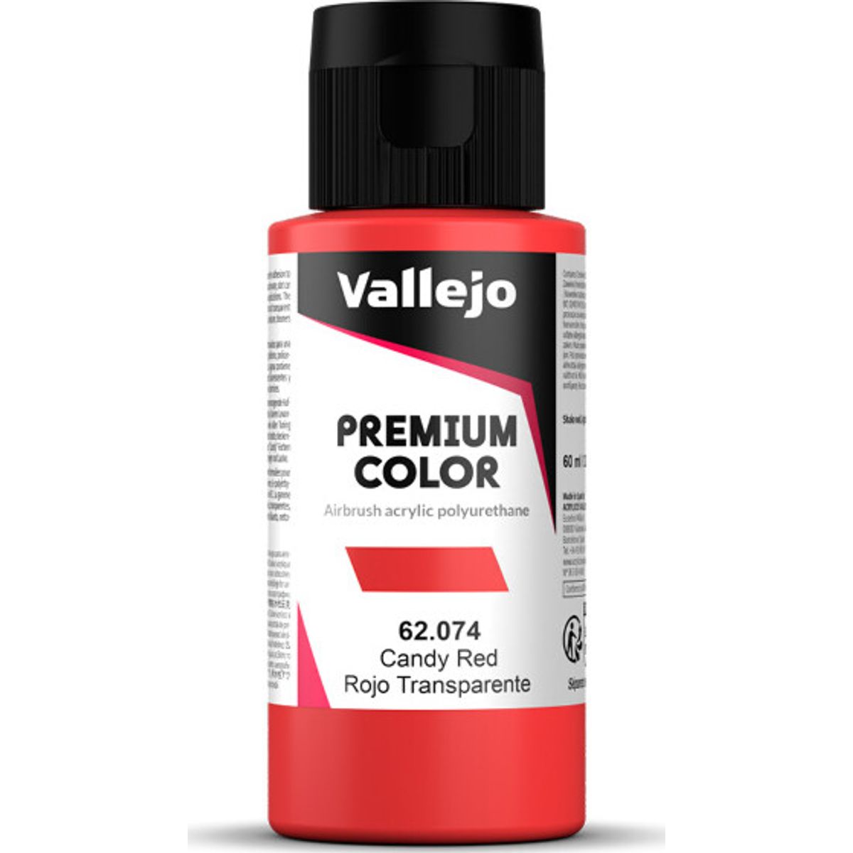 Vallejo - Premium Airbrush Maling - Candy Red 60 Ml