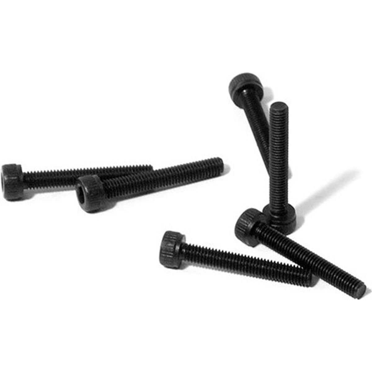 Cap Head Screw M3 X 20mm (black/6pcs) - Hpz547 - Hpi Racing