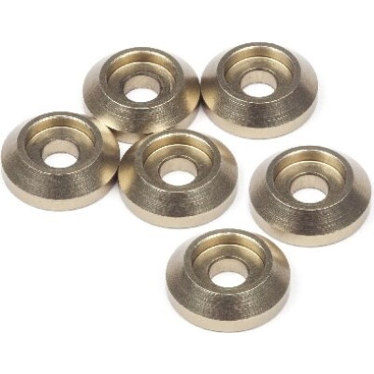 Cap Head Screw Cone Washer - Gold (6pcs) - Mv29127 - Maverick Rc