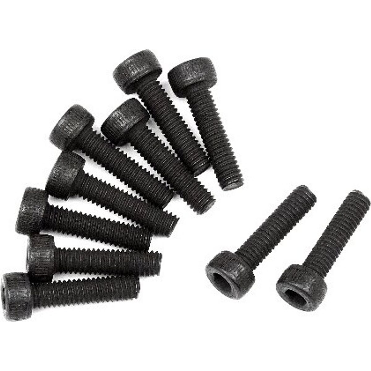 Caphead Screw M2.5x10mm (10pcs) - Hp107890 - Hpi Racing